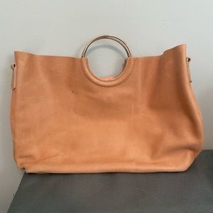 ABLE leather clutch